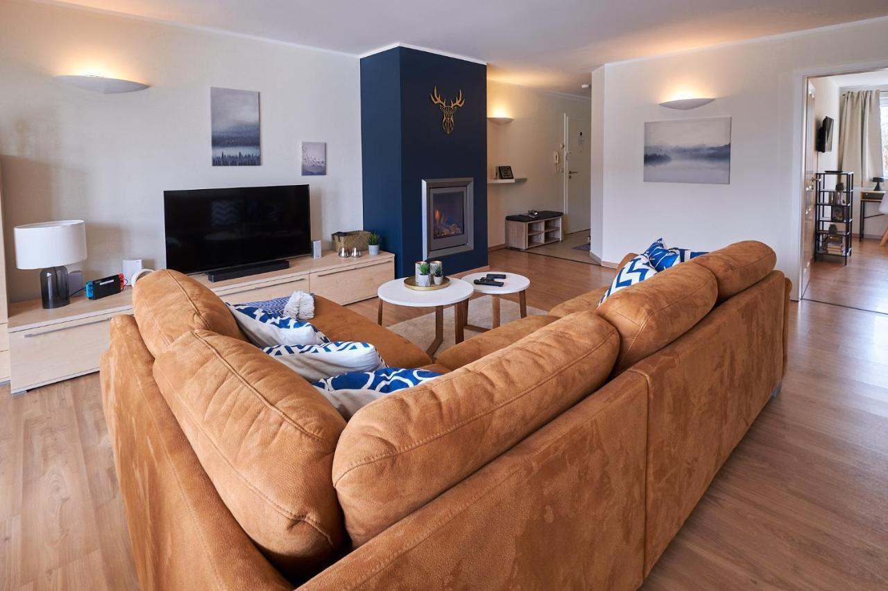 Fleesentraum Seeadler Grand Maisonette - Fuer Golfer Und Familien - Sauna Kamin Balkon Nintendo - Hunde Willkommen! Goehren-Lebbin